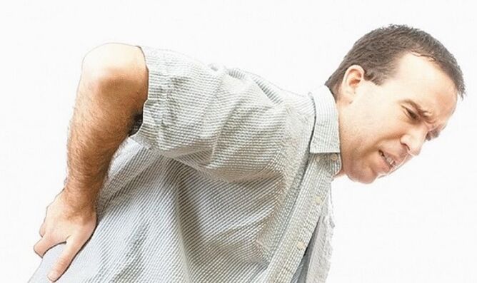 Dolor de espalda en la osteocondrosis espinal lumbar